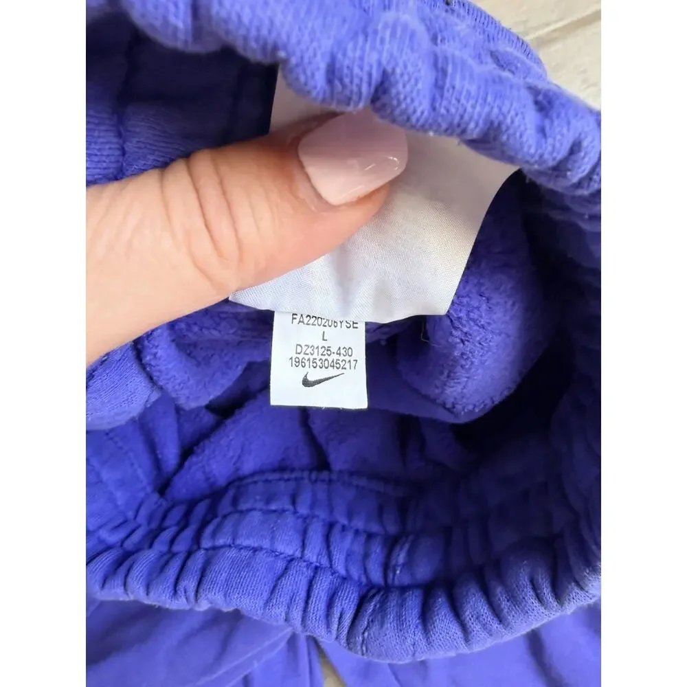 Kids Girls Nike Sweatpants Size Large Purple